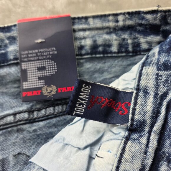 Phat Farm Skinny Jeans 30x30 NWT Ice Blue - Picture 7 of 15